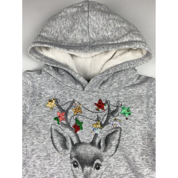 *SOLD* Sonoma Fleece Cozy Reindeer Sweatshirt - Picture 2 of 8